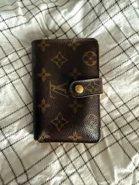 Louis Vuitton Brown Monogram Canvas Snap Wallet